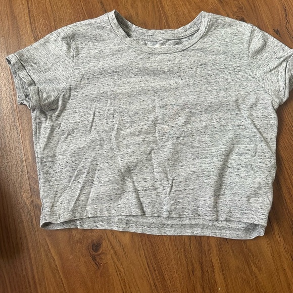 TNA oversized cropped grey t shirt basic - Picture 1 of 3
